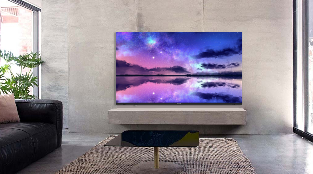Android Tivi Sharp 4K 55 inch 4T-C55EK2X - Tổng quan thiết kế