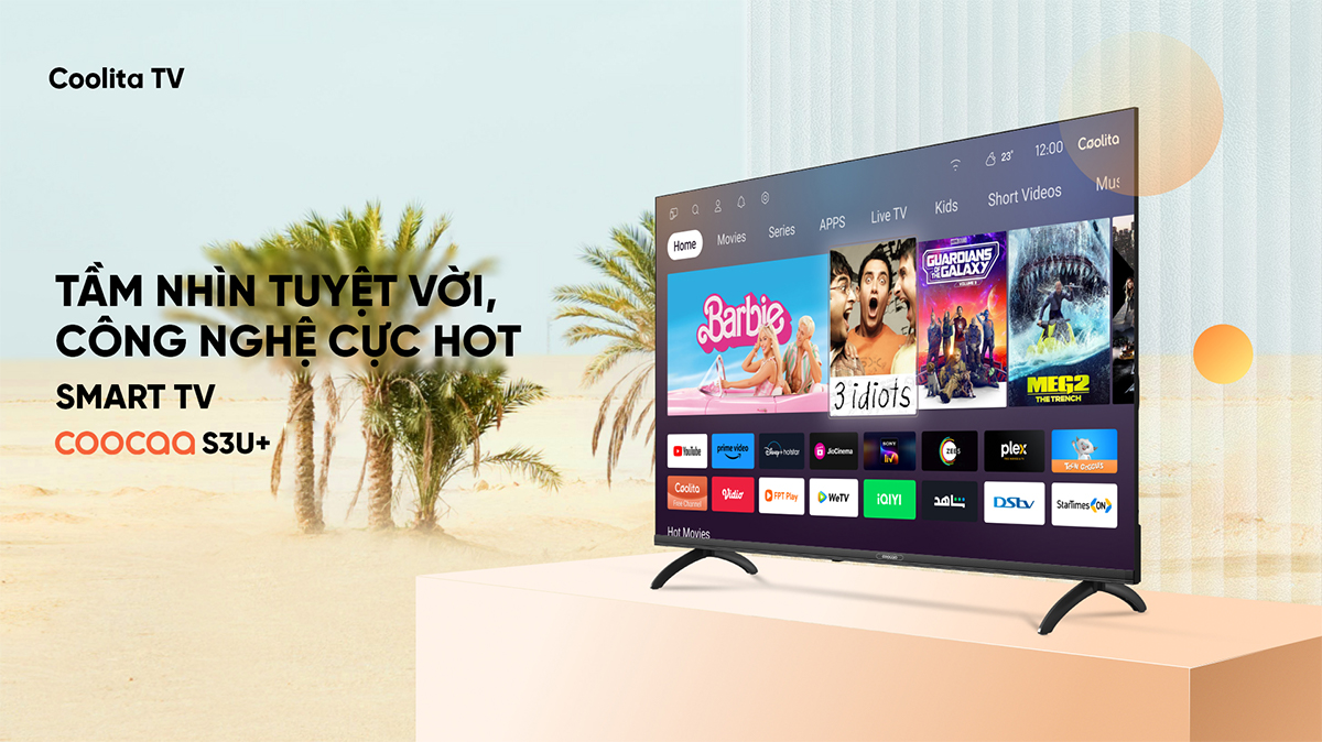 Smart TV HD Coocaa 32 Inch 32S3U+