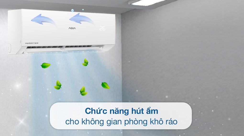 Máy lạnh AQUA Inverter 1 HP AQA-RV10QA2 - Tiện ích