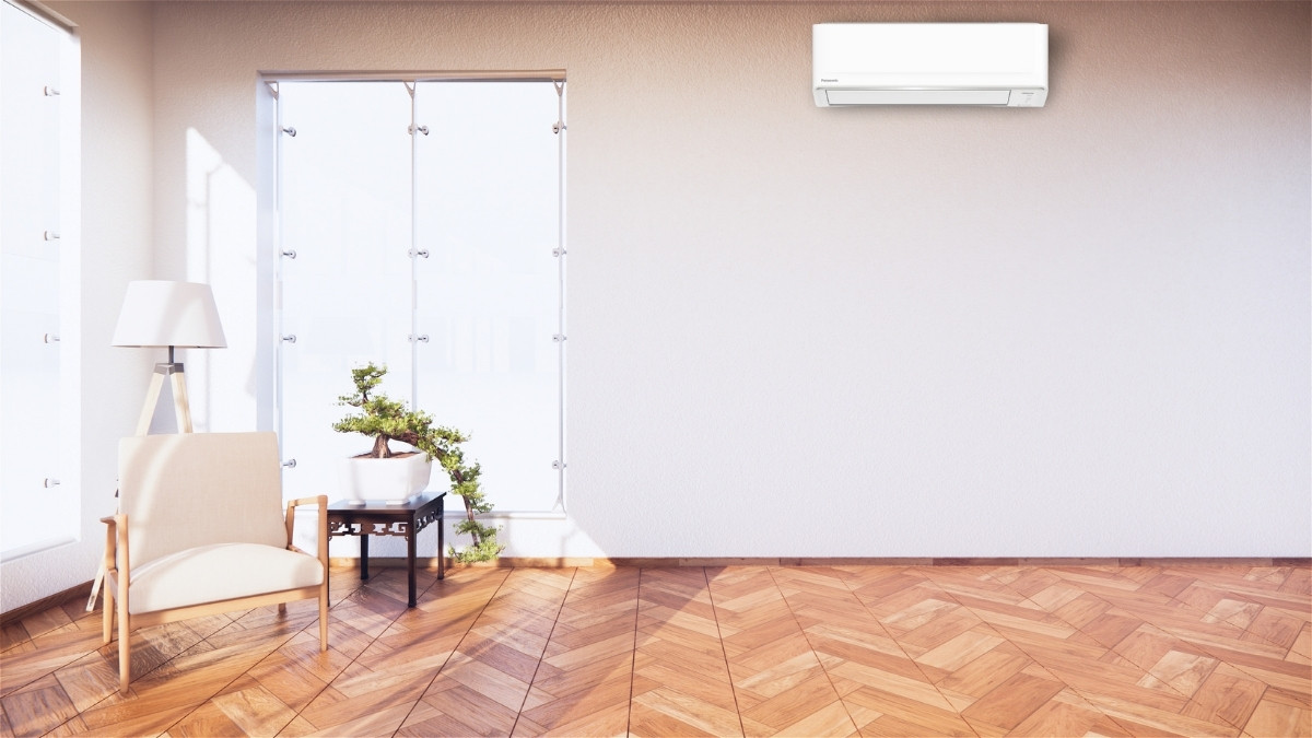 Máy Lạnh Panasonic Inverter 1 Hp CU/CS-PU9AKH-8 sở hữu thiết kế tối giản, thanh lịch