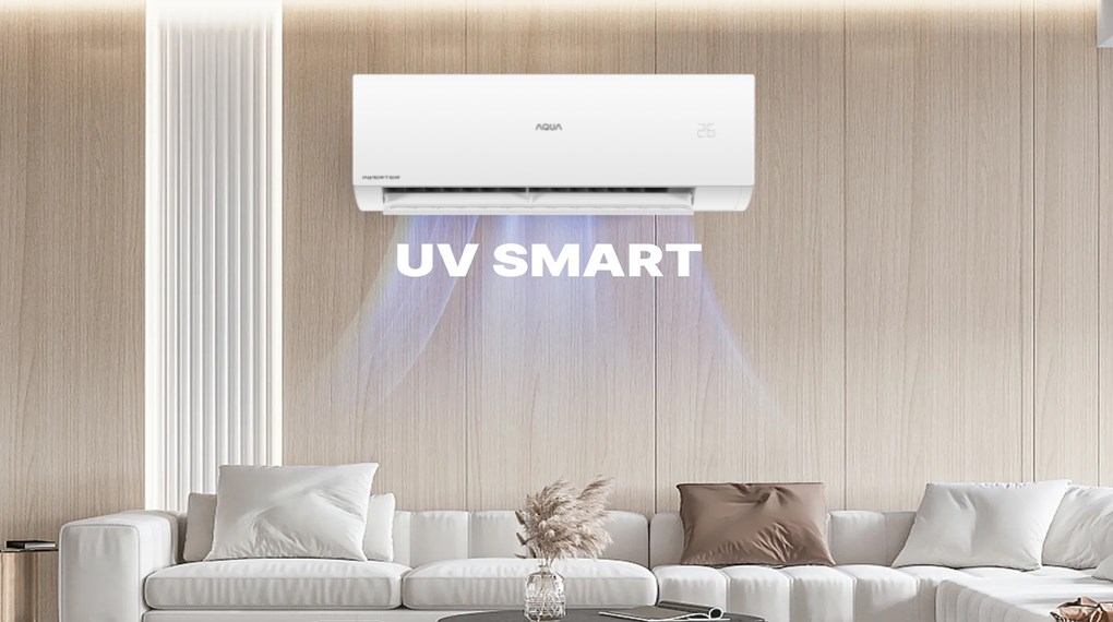 Máy lạnh AQUA Inverter 1 HP AQA-RUV10XAW2 - Thiết kế