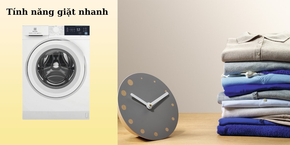 Tính năng giặt nhanh tiện lợi