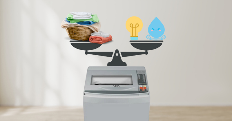 Mạch điều khiển suy luận ảo tính toán lượng điện nước giặt phù hợp