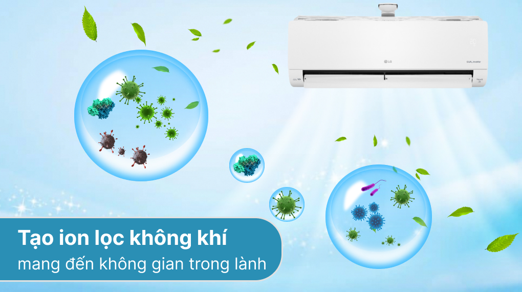 Máy lạnh LG Inverter 1.5 HP V13APFP - Khả năng lọc không khí