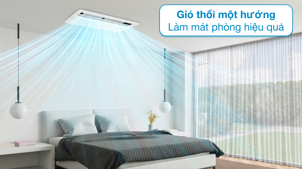 Máy lạnh âm trần 1 hướng LG Inverter 1.5 HP ZTNQ12GULA0 - Cơ chế
