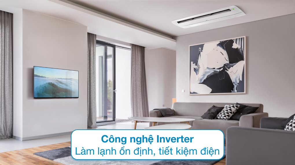 Máy lạnh âm trần 1 hướng LG Inverter 1.5 HP ZTNQ12GULA0 - Inverter