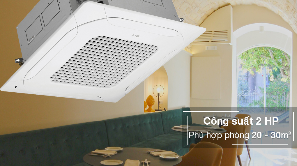 Điều hòa âm trần LG Inverter 18000 BTU ZTNQ18GPLA0 - Công suất 18000 BTU phù hợp diện tích căn phòng từ 20 - 30m²