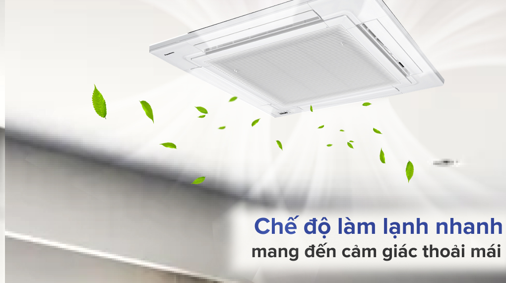 Làm lạnh nhanh - Máy lạnh âm trần Panasonic Inverter 4.5 HP S-3448PU3H / U-43PR1H5