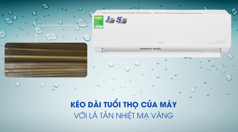 Lá tản nhiệt mạ vàng