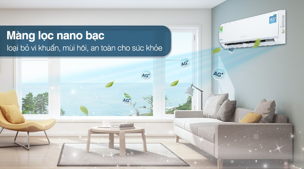 Máy lạnh Funiki Inverter 2.5 HP HIC24TMU.ST3 - Khả năng lọc không khí