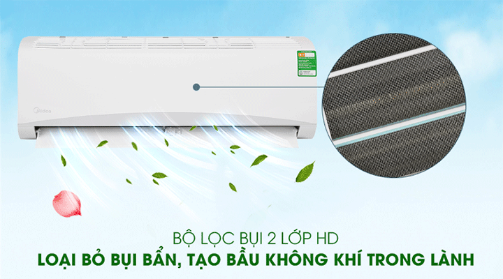 Điều hòa Midea 12000btu 1 chiều MSAFII-13CRN8