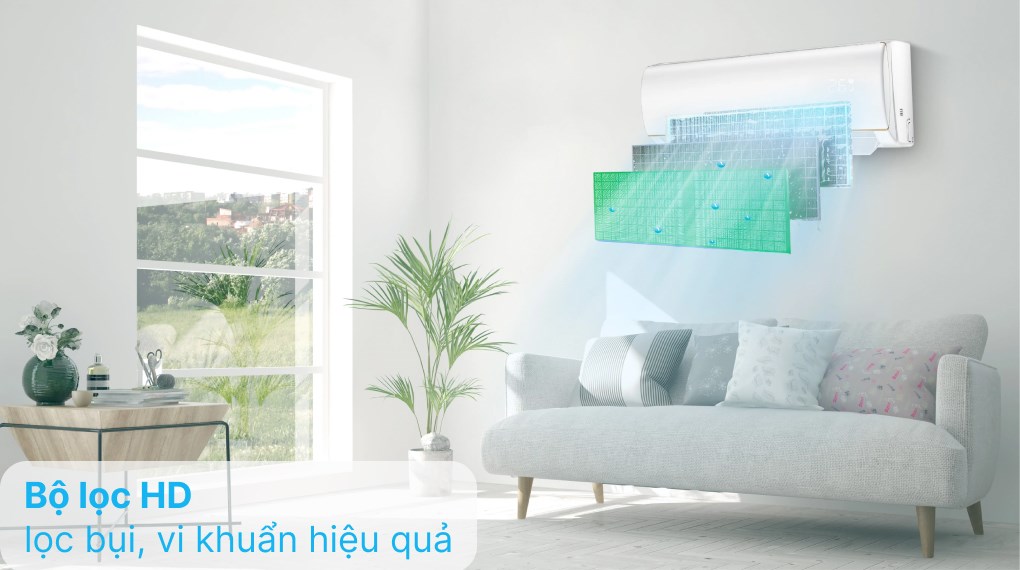 Máy lạnh TCL Inverter 2.5 HP TAC-24CSD/XAB1I - Khả năng lọc không khí