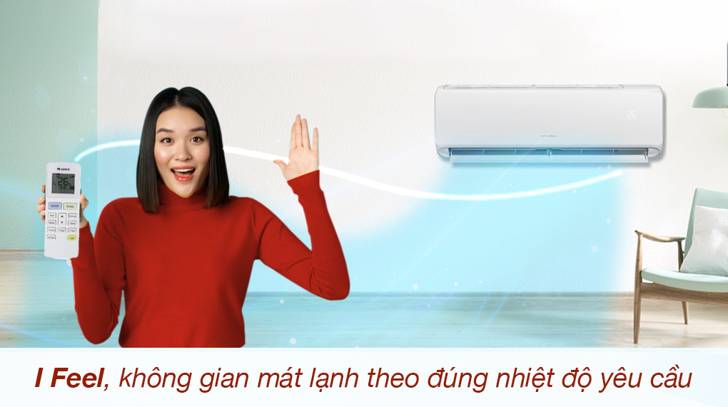 Máy lạnh Gree Inverter 1.5 HP CHARM12CI - I feel