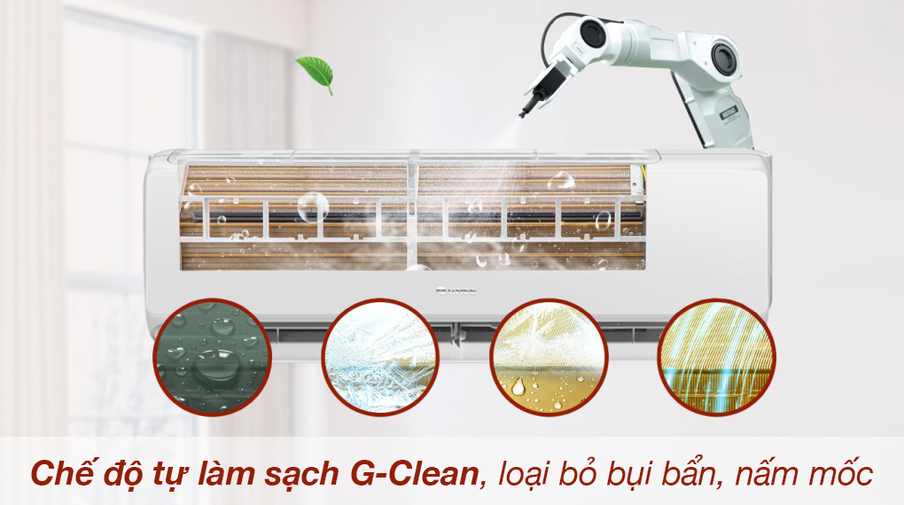 Máy lạnh Gree Inverter 1.5 HP CHARM12CI - Tiện ích