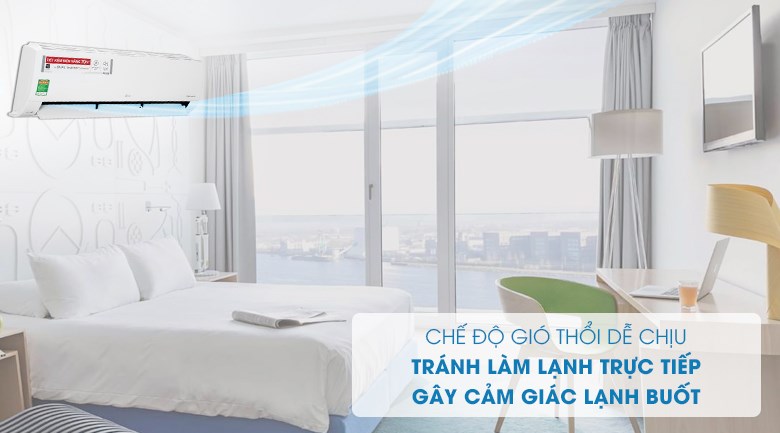 Máy lạnh LG V24ENF1 - gió thồi dễ chịu