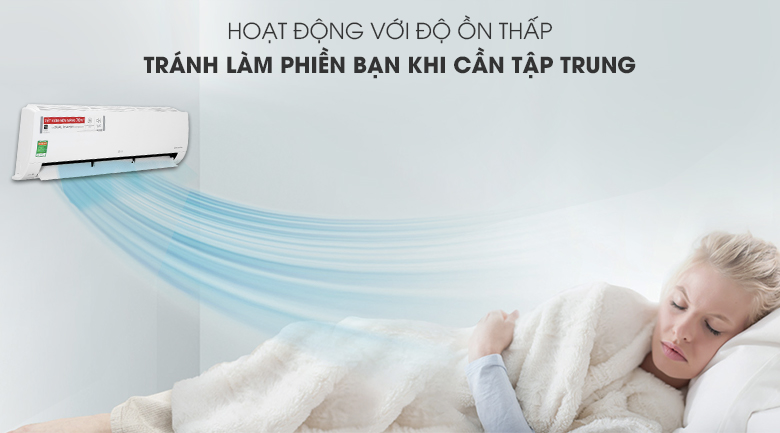 Máy lạnh LG V24ENF1 - hoạt động êm ái