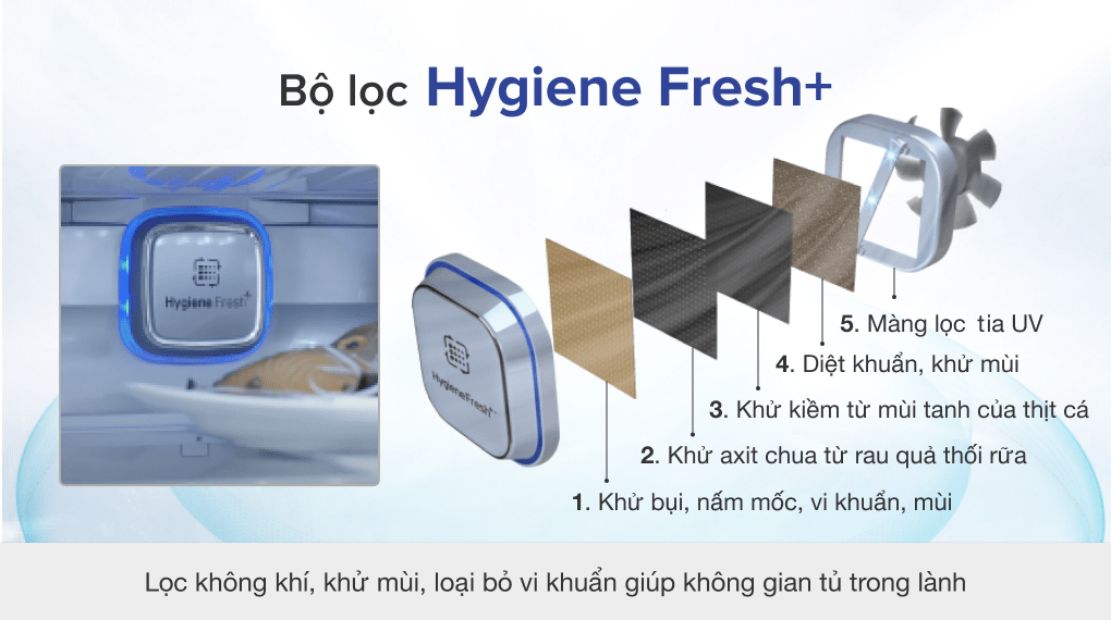 Tủ lạnh LG Inverter 635 lít Side By Side GR-D257MC - Công nghệ kháng khuẩn, khử mùi