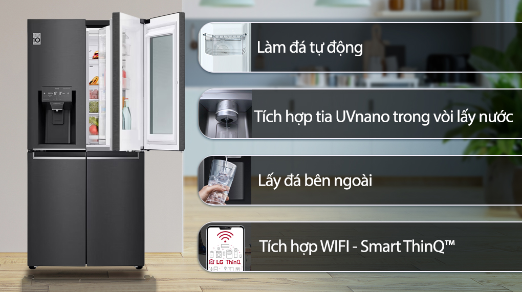 tiện ích Multi Door InstaView Door in Door GR-X22MBI