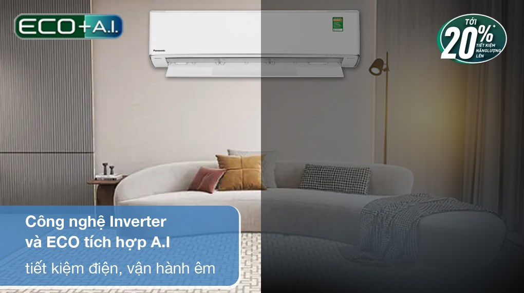 Máy lạnh Panasonic Inverter 2.5 HP CU/CS-XU24ZKH-8 - Công nghệ tiết kiệm điện