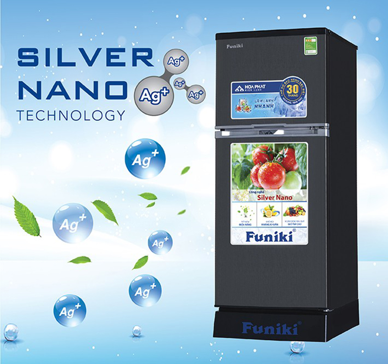 Tủ lạnh Funiki 147 lít FR-156ISU diệt khuẩn silver nano
