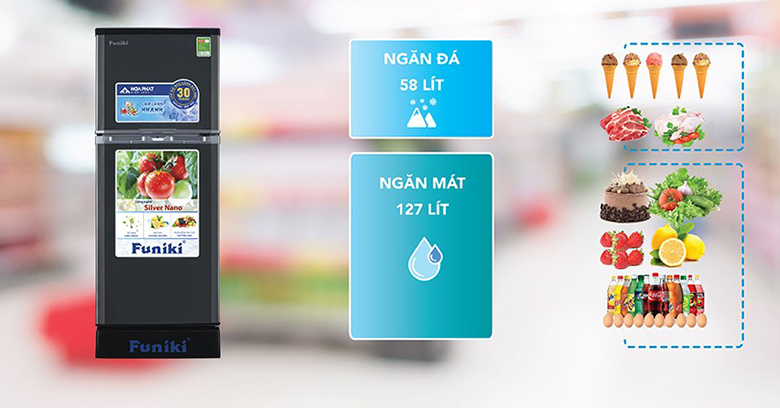 Tủ lạnh Funiki 185 lít FR-186ISU