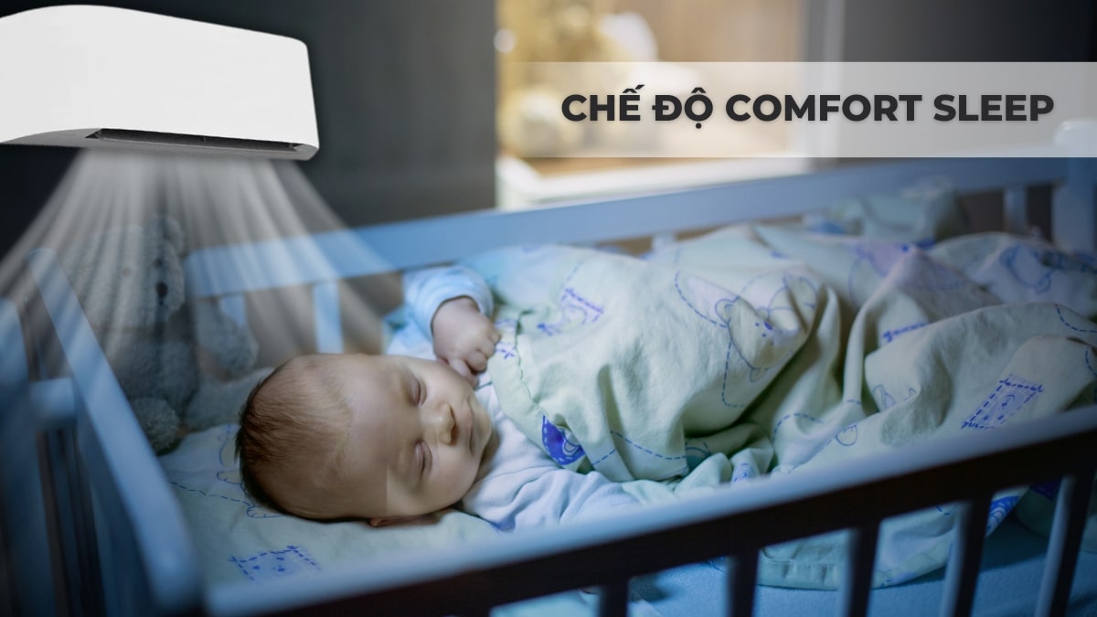 Chế độ Comfort Sleep cho giấc ngủ trọn vẹn