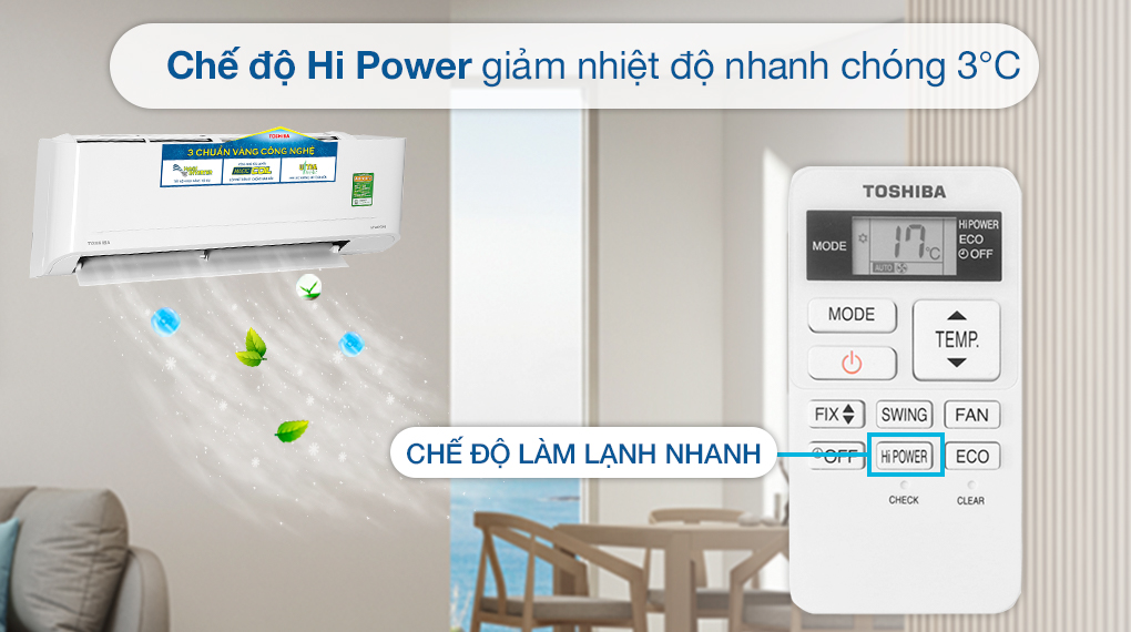 Máy lạnh Toshiba 1.5 HP Inverter RAS-H13C4KCVG-V - Công nghệ làm lạnh