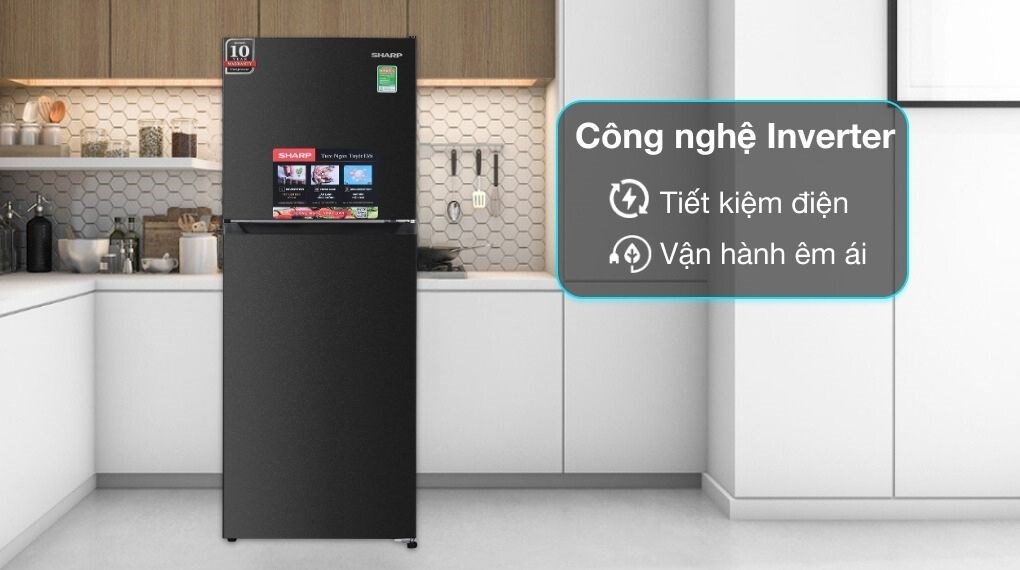 Tủ lạnh Sharp Inverter 197 lít SJ-X215V-DG - Công nghệ tiết kiệm điện