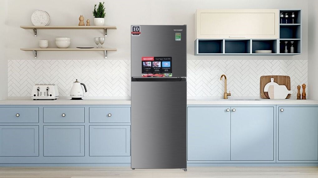 Tủ lạnh Sharp Inverter 197 lít SJ-X215V-SL - Tổng quan thiết kế