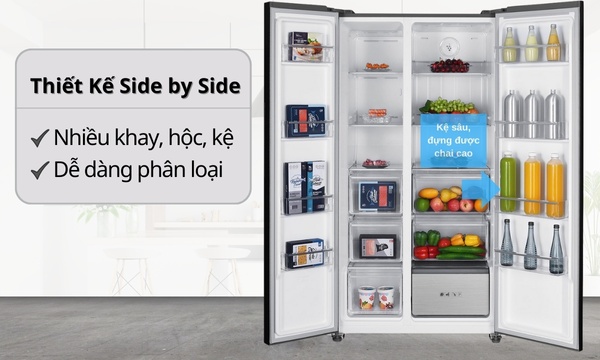 Tủ lạnh Sharp SJ-SBX530WD-DG: Vượt trội trong phân khúc cao cấp