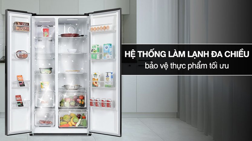Tủ lạnh Sharp Inverter 530 lít SJ-SBX530WD-DG