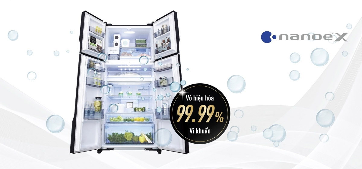 Công nghệ Nanoe-X diệt khuẩn 99.99%