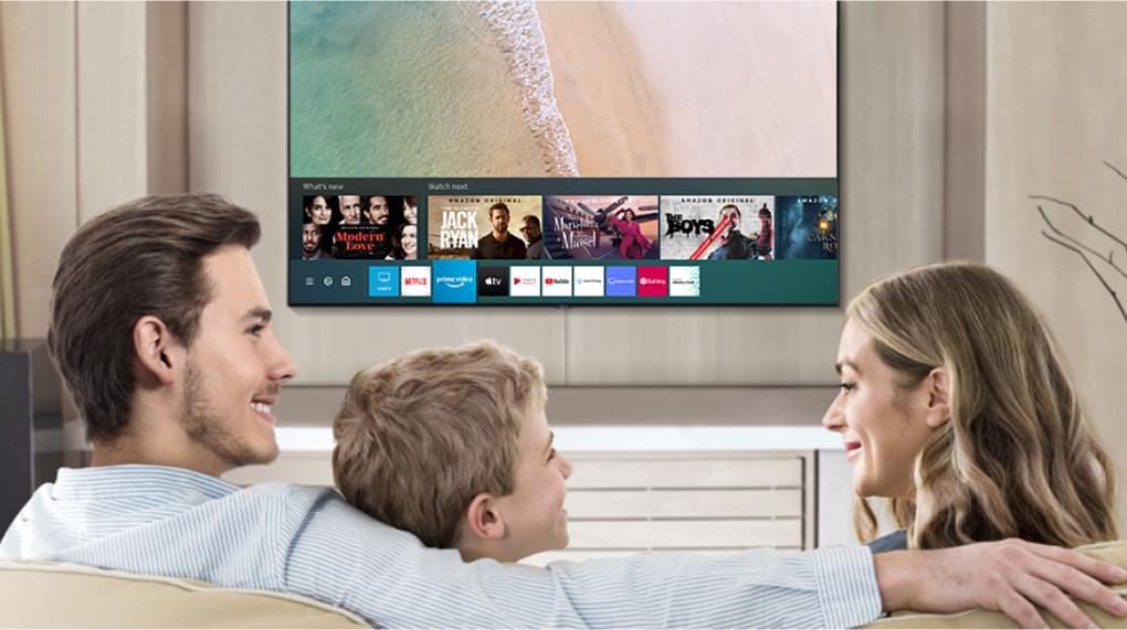 Smart Tivi Samsung 4K 75 inch UA75BU8000 - Hệ điều hành Tizen OS