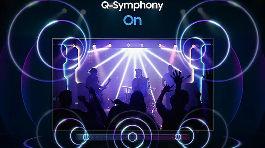 Công nghệ Q-Symphony - Smart Tivi QLED 4K 55 inch Samsung QA55Q80C