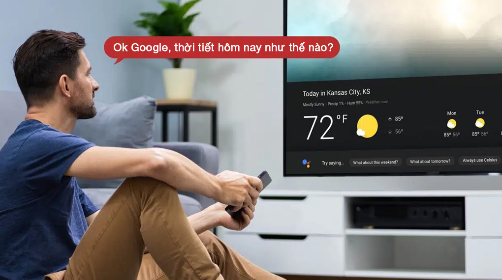 Google Tivi QLED TCL 4K 65 inch 65C845 - Tiện ích